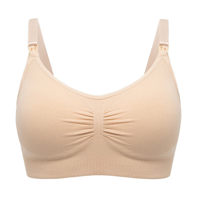 High Quality plus Size Nursing Bra Breathable Women Breastfeeding Underwear Seamless Maternity Bra Push Up