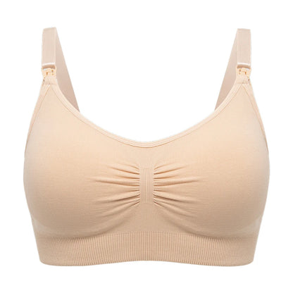 High Quality plus Size Nursing Bra Breathable Women Breastfeeding Underwear Seamless Maternity Bra Push Up