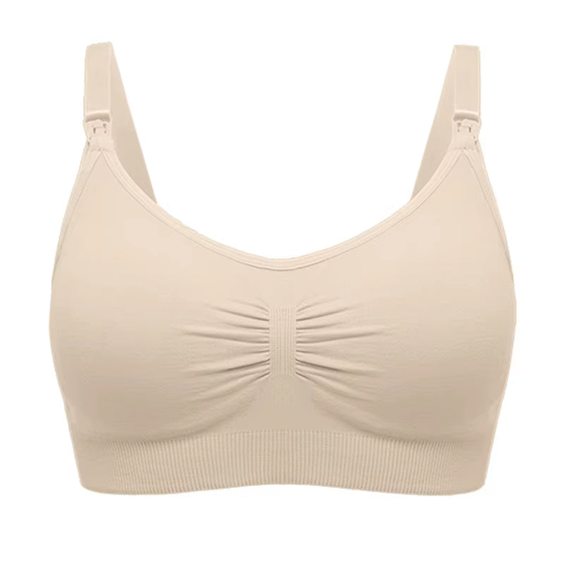 High Quality plus Size Nursing Bra Breathable Women Breastfeeding Underwear Seamless Maternity Bra Push Up