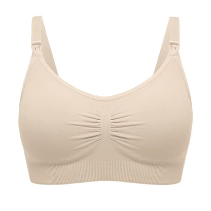 High Quality plus Size Nursing Bra Breathable Women Breastfeeding Underwear Seamless Maternity Bra Push Up