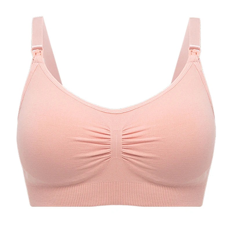 High Quality plus Size Nursing Bra Breathable Women Breastfeeding Underwear Seamless Maternity Bra Push Up