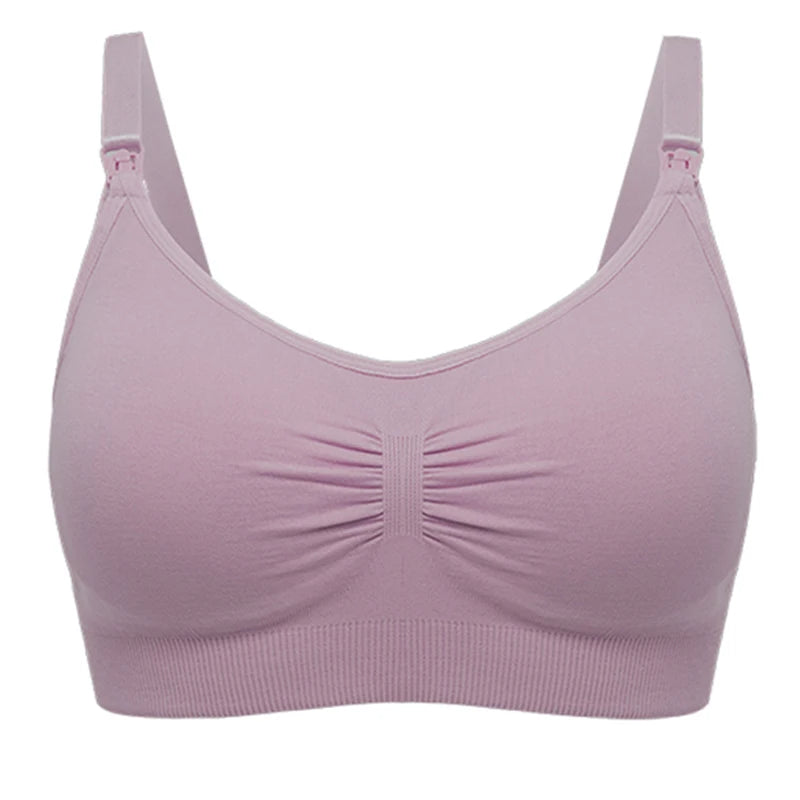 High Quality plus Size Nursing Bra Breathable Women Breastfeeding Underwear Seamless Maternity Bra Push Up