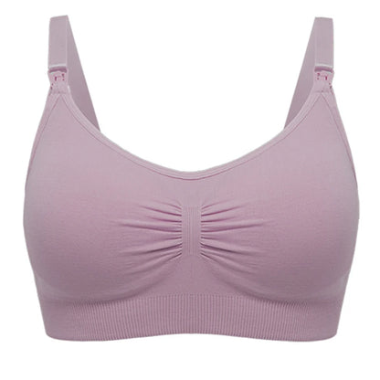 High Quality plus Size Nursing Bra Breathable Women Breastfeeding Underwear Seamless Maternity Bra Push Up