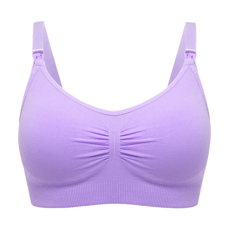 High Quality plus Size Nursing Bra Breathable Women Breastfeeding Underwear Seamless Maternity Bra Push Up