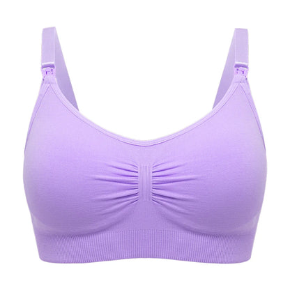 High Quality plus Size Nursing Bra Breathable Women Breastfeeding Underwear Seamless Maternity Bra Push Up